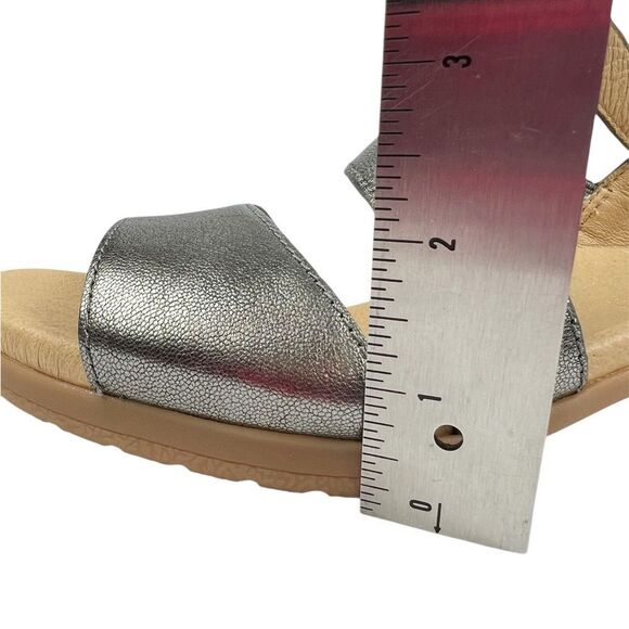 Dansko Tansy Gunmetal Silver Heeled Sandals 39 - Picture 10 of 10